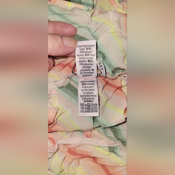 Victoria's Secret Stripe Romper XS - Picture 6 of 8